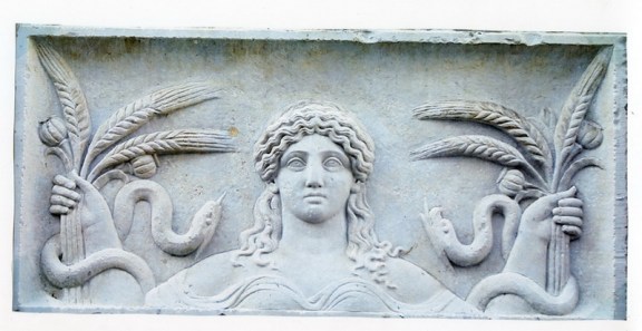 Demeter with grain and poppy72